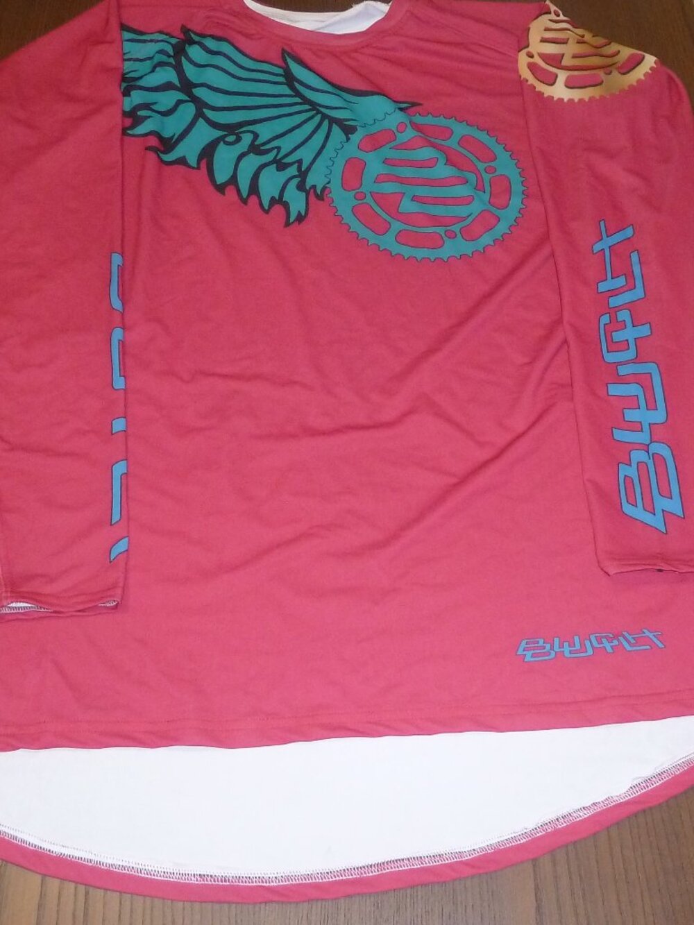 Buch Built Long Sleeve BMX Racing Motocross Bike Jersey Mens Size 3XL
